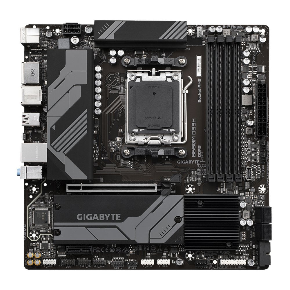 Gigabyte B650M DS3H | Socket AM5 | AMD B650 | 4xDDR5 | Micro-ATX | Moederbord - Matmuis - Matmuis